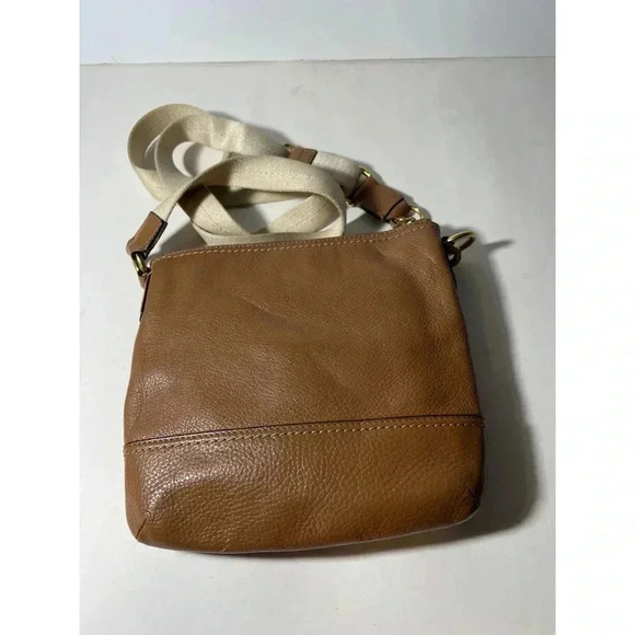Brown Leather Crossbody Bag - Picture 2 of 6